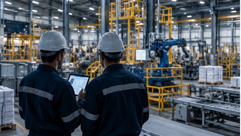 Operação industrial e manutenção