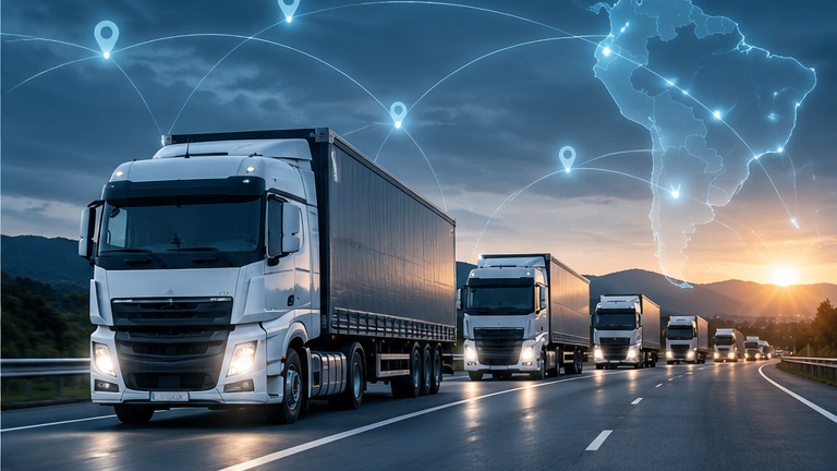 Frota de transporte conectada